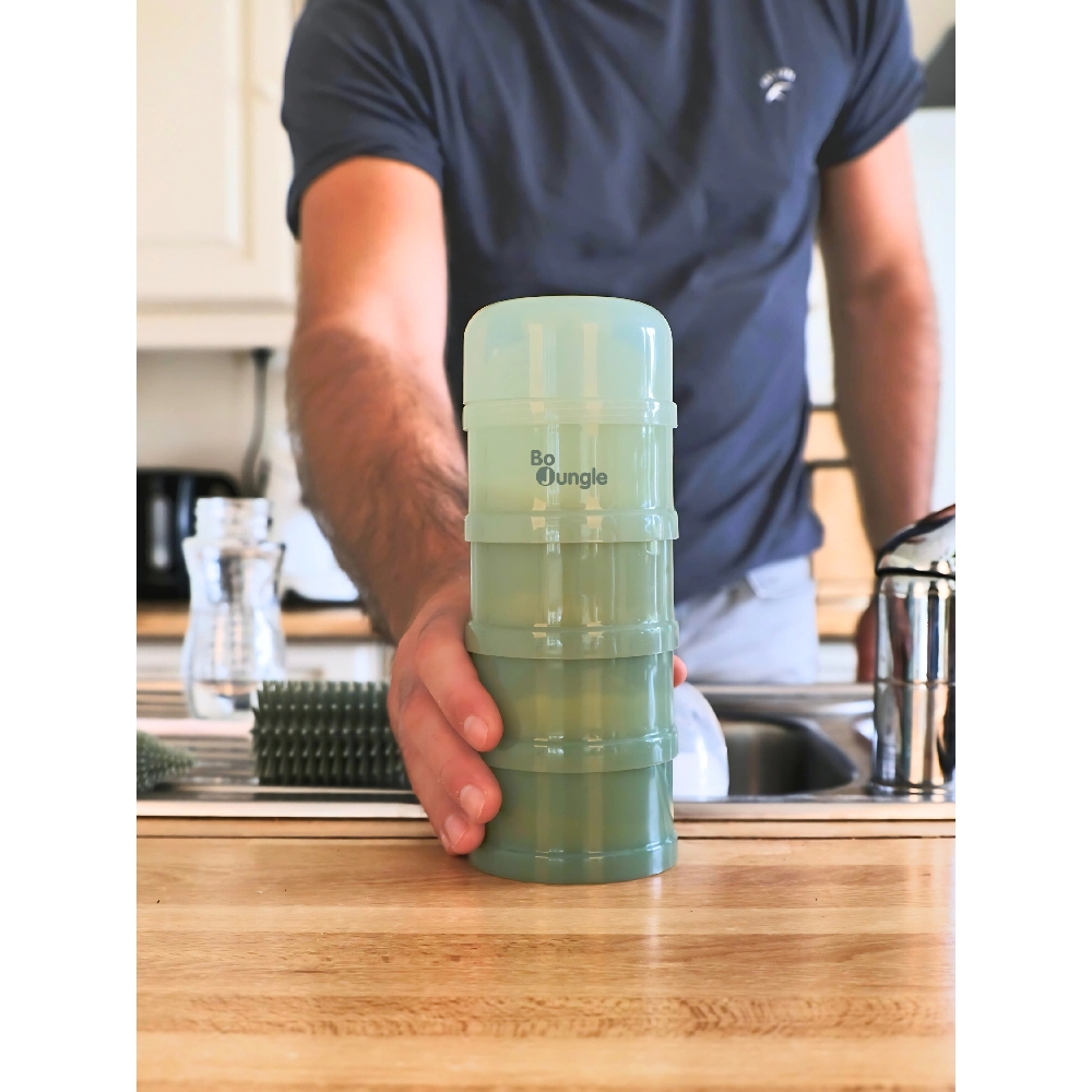 Bo Jungle | Melkpoederdoosje B-Dose Jade 4 Compartimenten