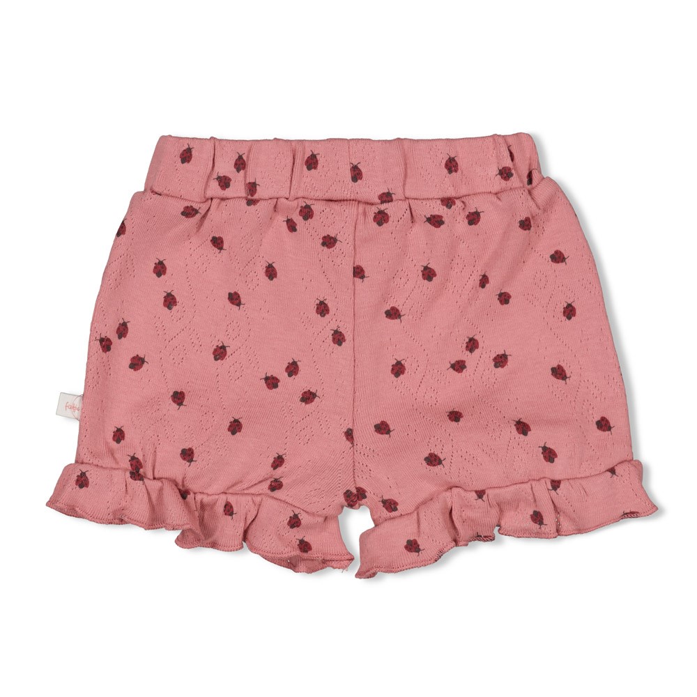 Feetje | Short Girls Ladybug Pink