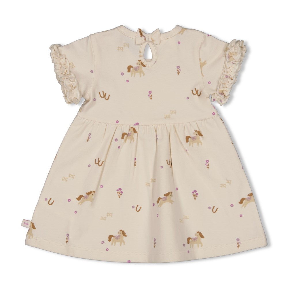 Feetje | Jurk Girls Flower Ranch Off White