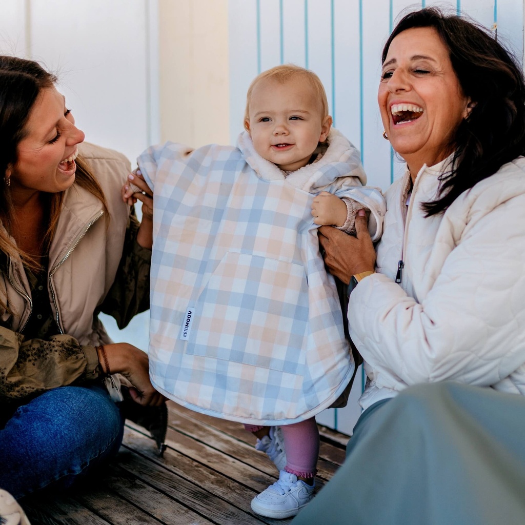 Aeromoov | Poncho Winter Checker Grey Cream