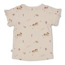 Feetje | T-shirt Girls Flower Ranch Off White