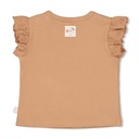Feetje | T-shirt Girls Flower Ranch Brown