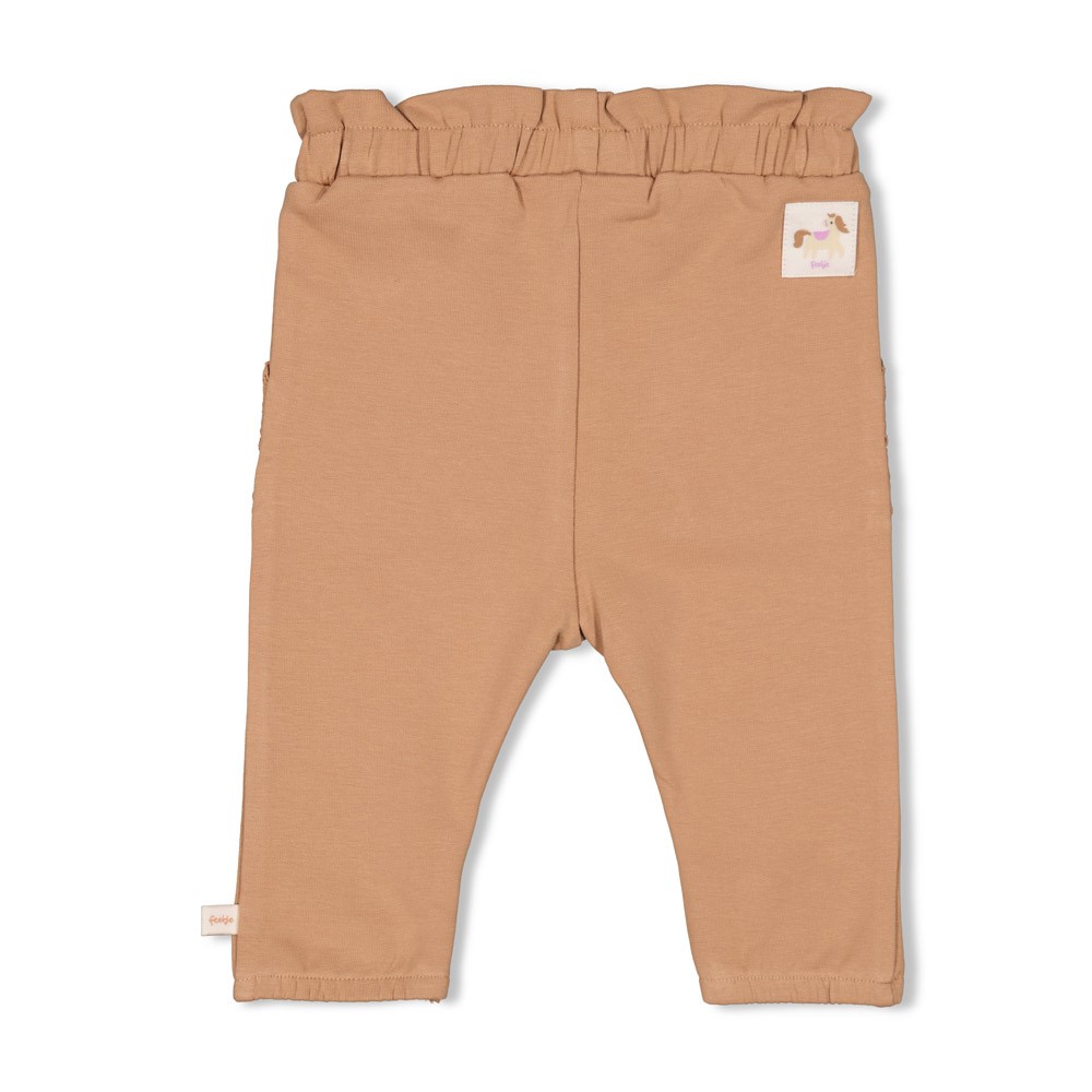 Feetje | Broek Girls Flower Ranch Brown