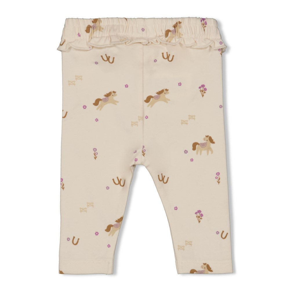 Feetje | Legging Girls Flower Ranch Off White