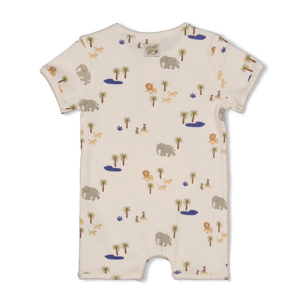 Feetje | Kruippak Boys Safari Savage Off White