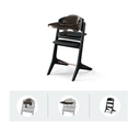 Cybex | Eetstoel Lemo Platinum 3 in 1 Black Wood/Black