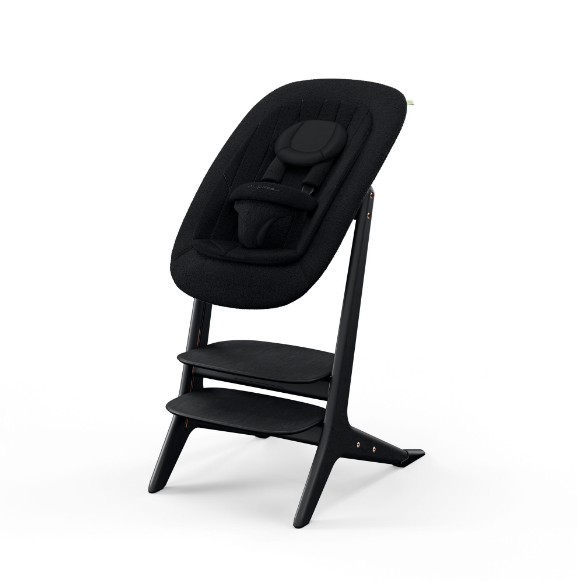 Cybex | Eetstoel Lemo Platinum 4 in 1 Black Wood/Black