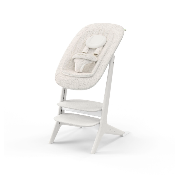 Cybex | Eetstoel Lemo Platinum 4 in 1 White Wood/White