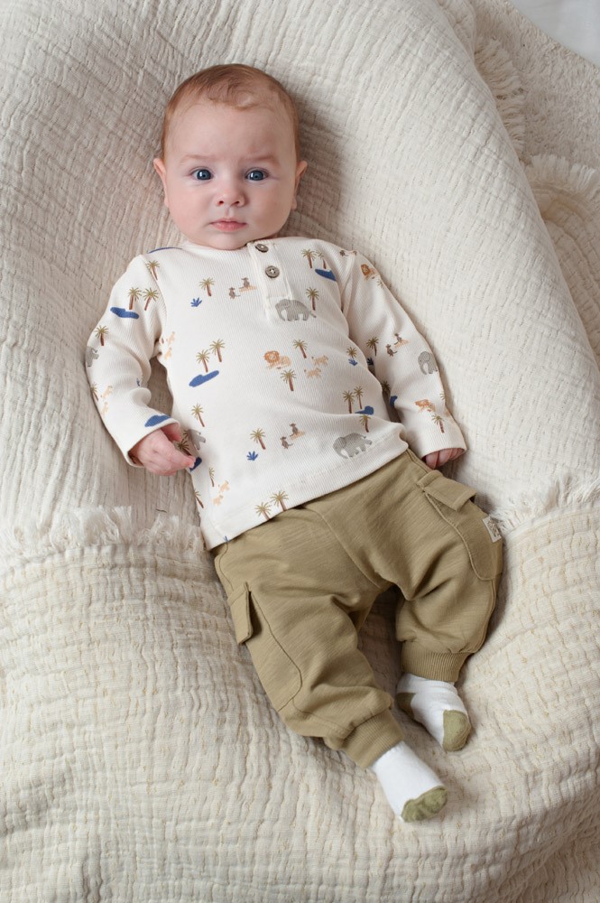 Feetje | Broek Boys Safari Savage Green