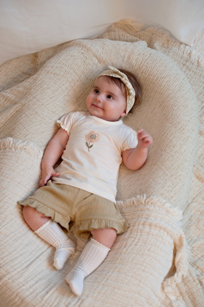 Feetje | Kniekousen Girls Let Your Dreams Blossom Off White