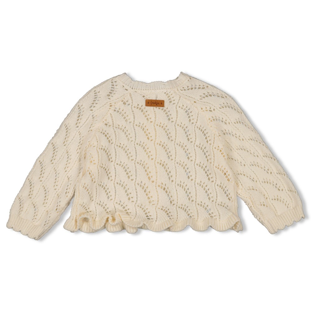 Feetje | Vest Girls Let Your Dreams Blossom Off White