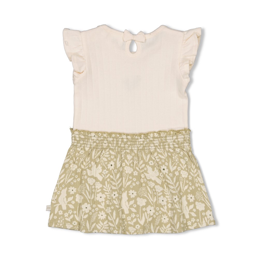 Feetje | Jurk Girls Let Your Dreams Blossom Green