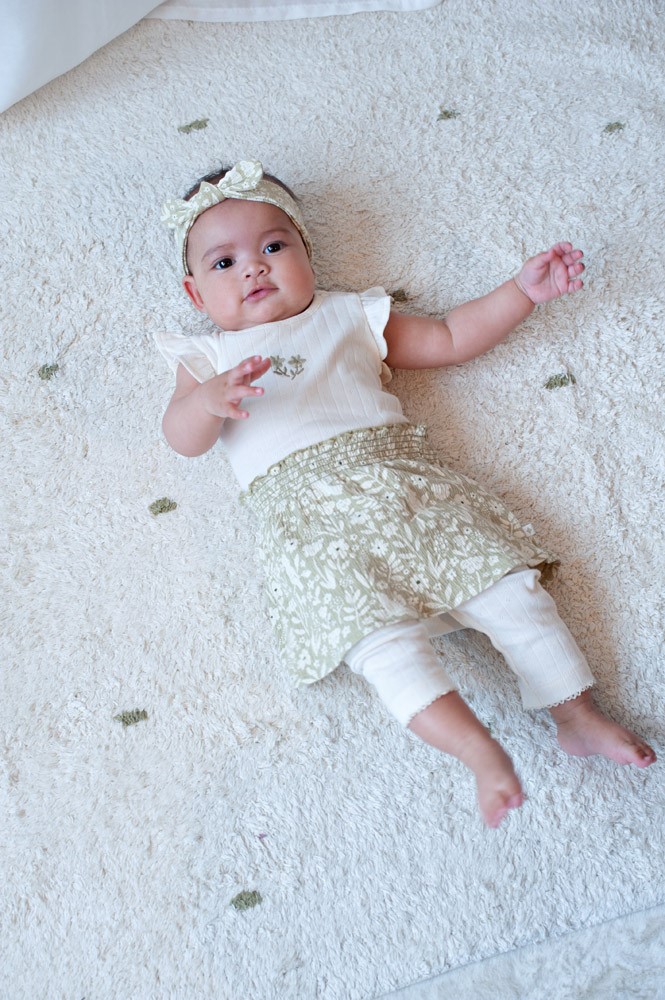 Feetje | Jurk Girls Let Your Dreams Blossom Green