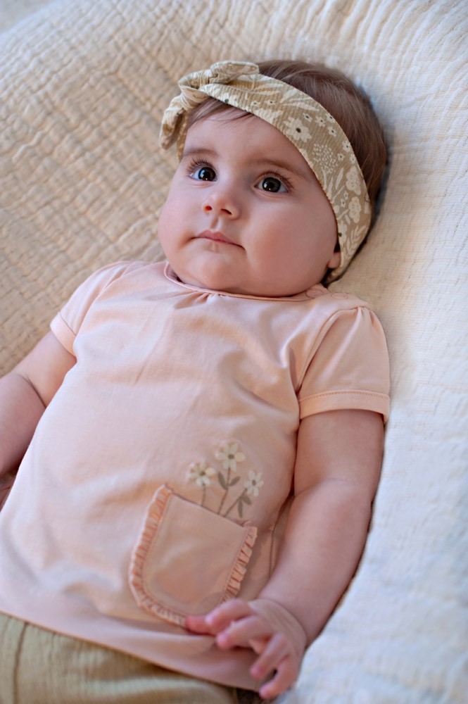 Feetje | T-shirt Girls Let Your Dreams Blossom Peach