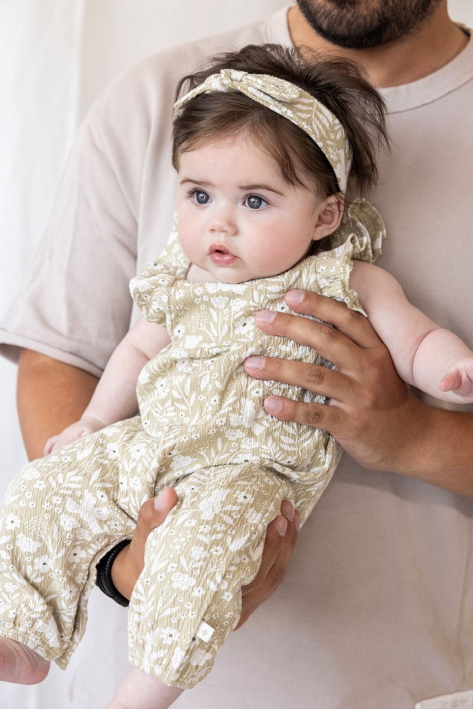 Feetje | Kruippak Girls Let Your Dreams Blossom Green