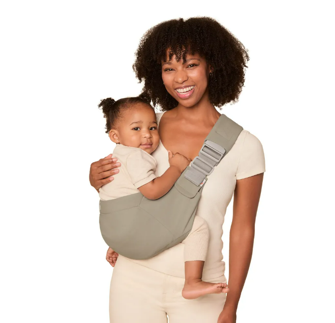 Ergobaby | Babybuidel Upsie Sling Carrier Soft Olive