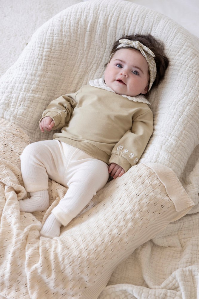 Feetje | Legging Girls Let Your Dreams Blossom Off White