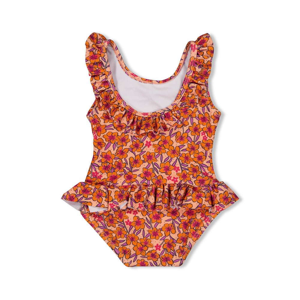 Feetje | Badpak Girls Love Peace Aloha Peach