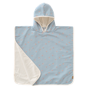 Fresk | Poncho Stripes & Crabs UV Poncho Blauw