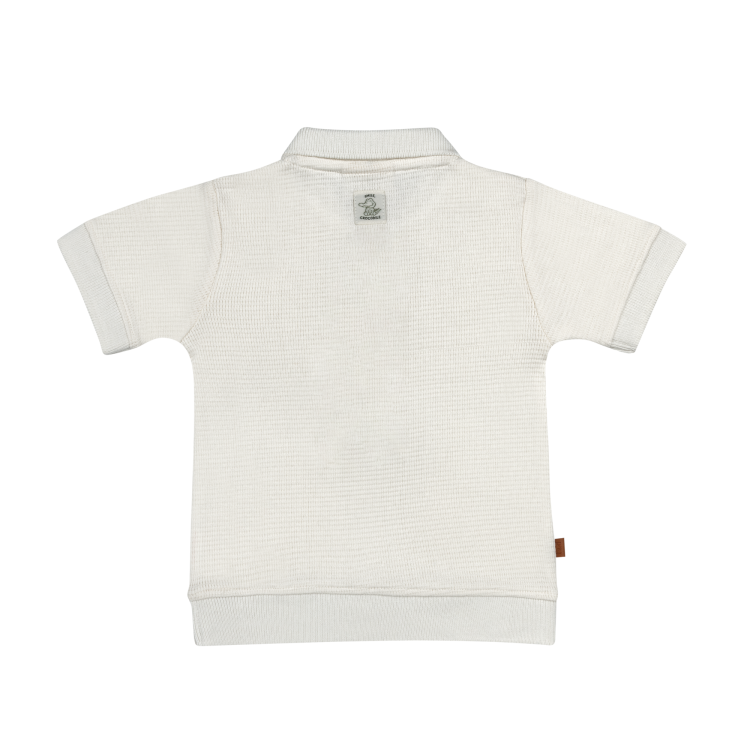 Frogs&Dogs | T-shirt Boys Waffle White Alyssum 