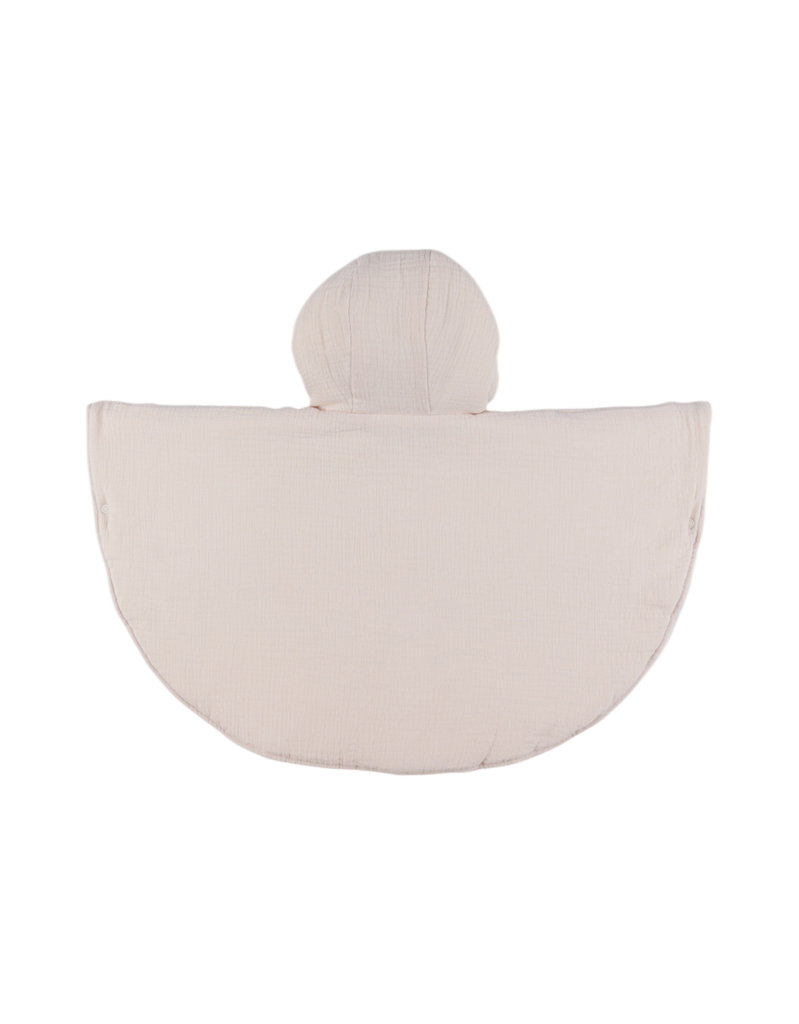 Noukies | Poncho Mousseline Bio Beige