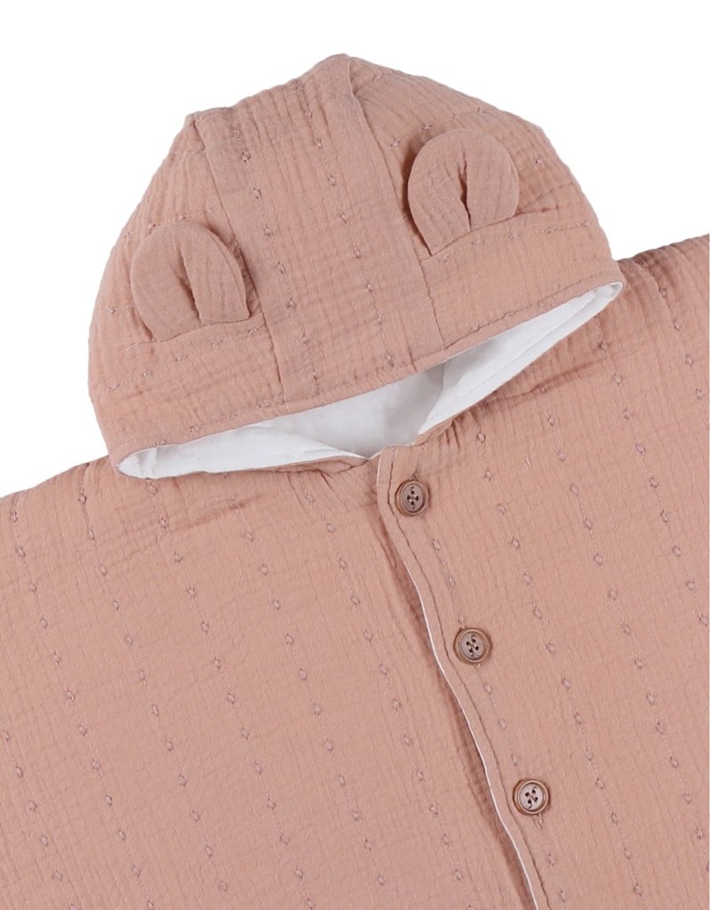 Noukies | Poncho Mousseline Bio Vintage Flowers