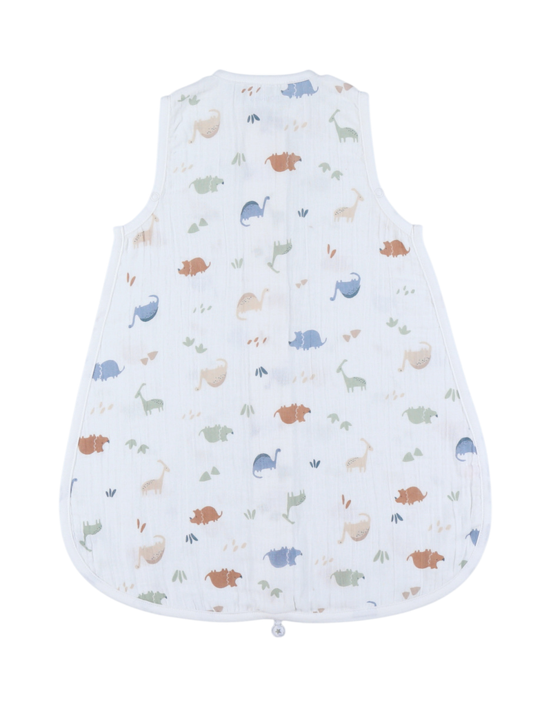Noukies | Slaapzak Dino Mousseline Bio 1.0TOG 50cm