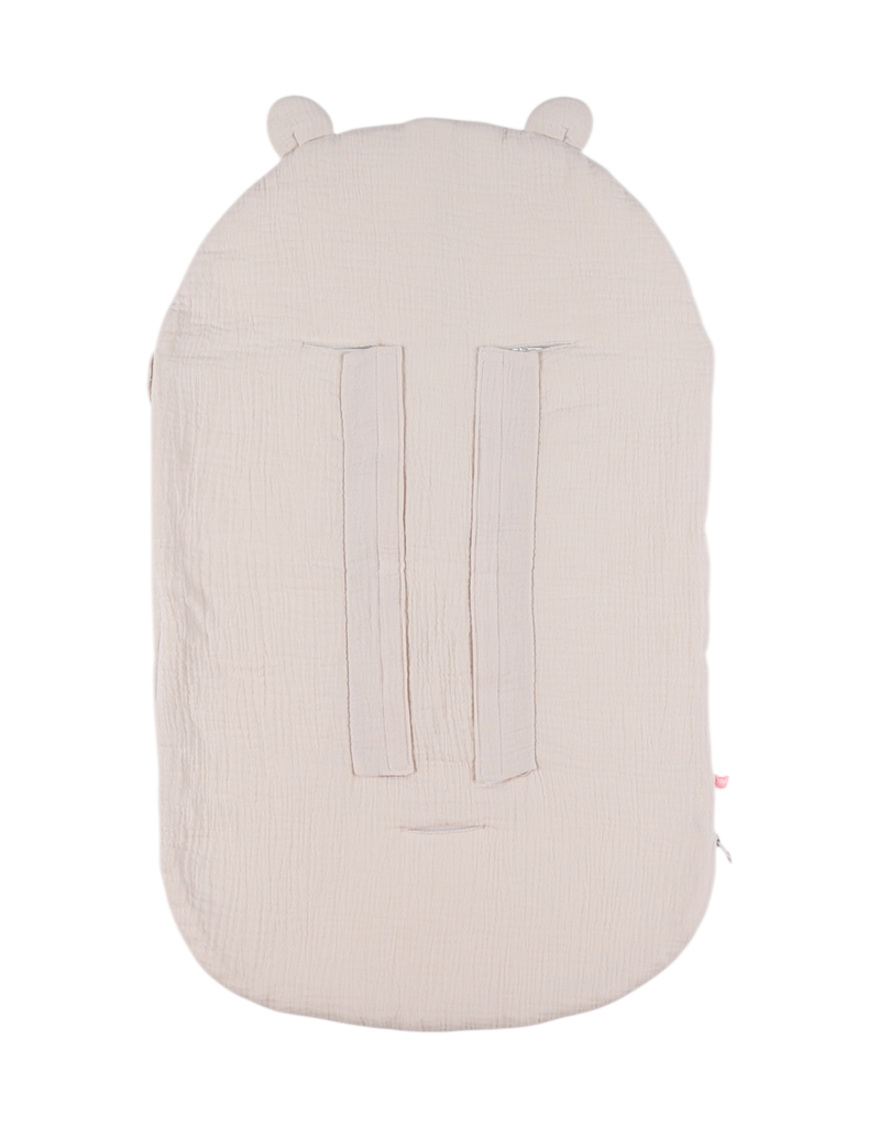 Noukies | Voetenzak Mousseline Bio Beige