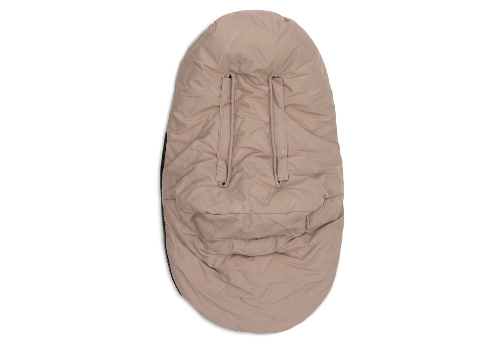 Jollein | Voetenzak Embossed Milky Coffee Group 0+ 3/5punts Gordel