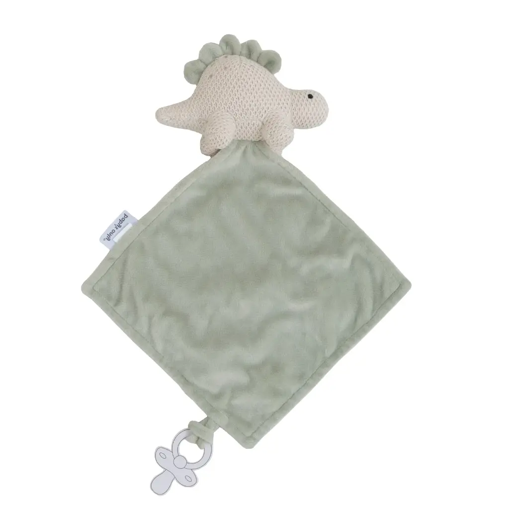 Baby's Only | Knuffeldoek Animals Laurel Green/Warm Linnen