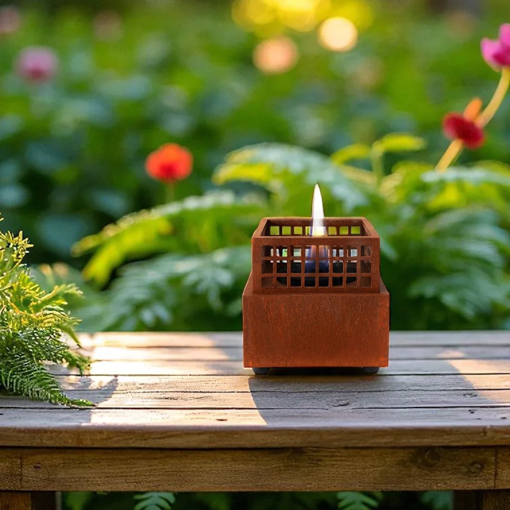 Tenderflame | Tafelhaard Vulcan Agni 16 Cortenstaal