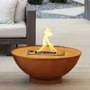 Tenderflame | Terrasverwarmer Vulcan Prometheus 60 Cortenstaal