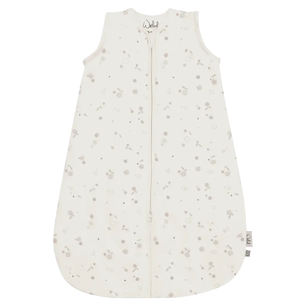 Witlof for Kids | Slaapzak Vintage Flowers Afneembare Mouwen 3.0TOG 70cm