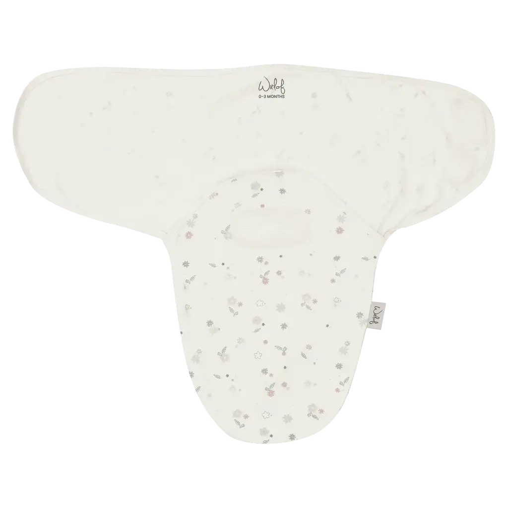 Witlof for Kids | Inbakeren Vintage Flowers Wrapper 0-3M