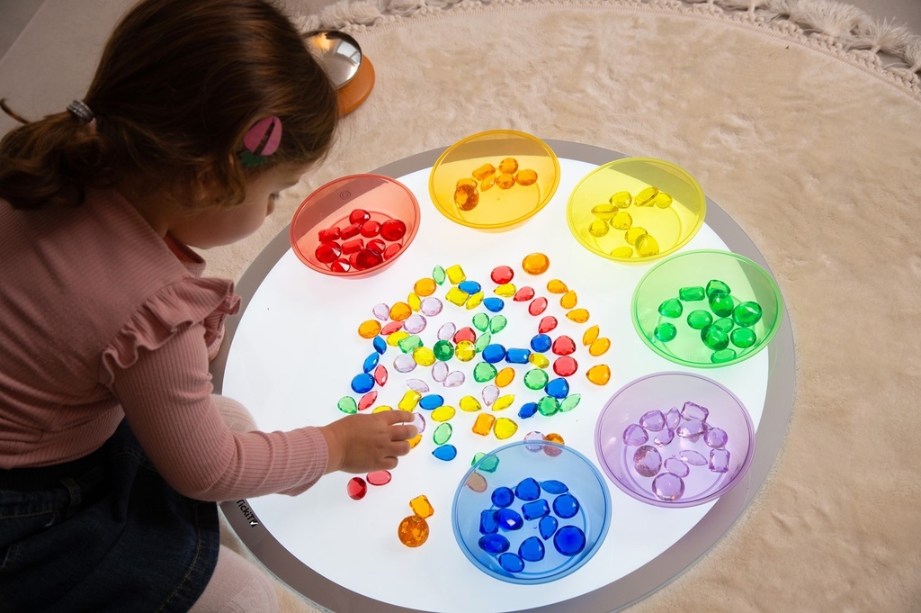 Tickit | Doorschijnende Kleurjuwelen 144 Stuks