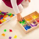 Tickit | Doorschijnende Kleureninsecten  96 Stuks