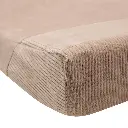 Witlof for Kids | Waskussenhoes Velvet Rib Urban Taupe 