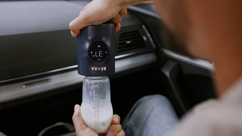 Beaba | Flesverwarmer Nomad Night Blue +3 Adapters