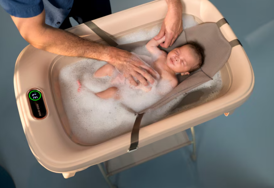 Maxi Cosi | Bad Indigo Plus Opvouwbaar incl. Thermometer/Badverkleiner Muted Terra