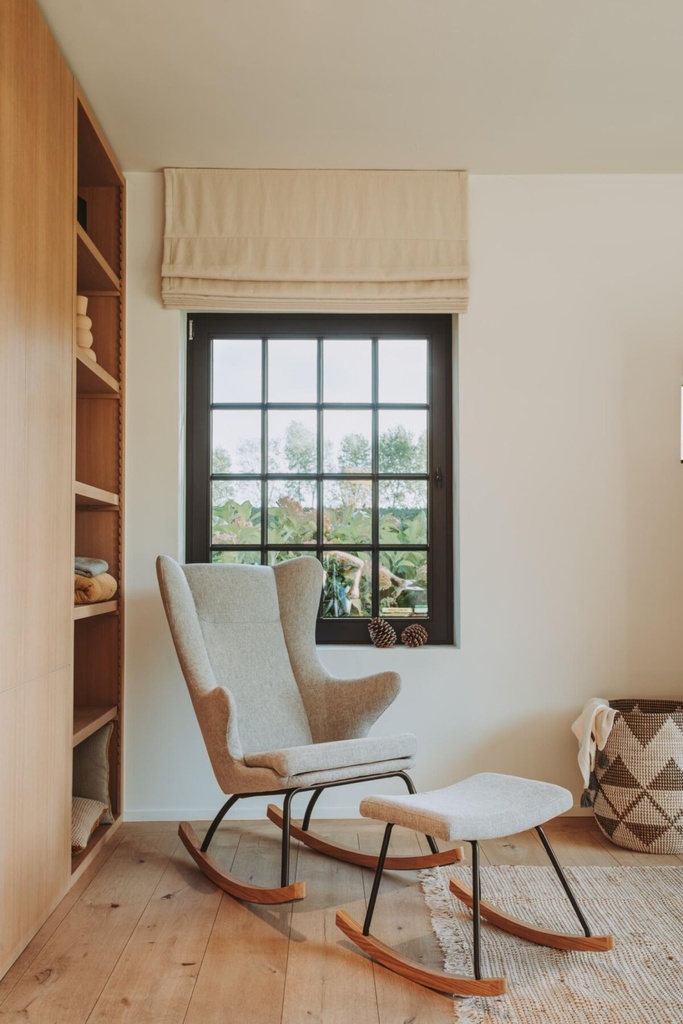 Quax | Voetenbank Chair de Luxe Sand Grey