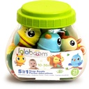 Lalaboom | Educatief Speelgoed Kralen met 3 Dieren 21pcs