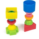 Lalaboom | Educatief Speelgoed Vormen en Kralen 12pcs