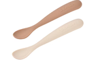 Beaba | Lepel 1ste Leeftijd Siliconen met Reisetui Duo Clay 2-pack