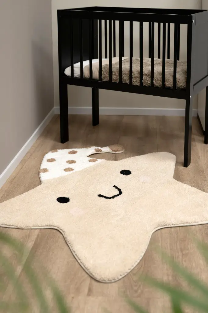 Baby's Only | Kamertapijt Ster Heaven Clay/Warm Linen 105x100cm