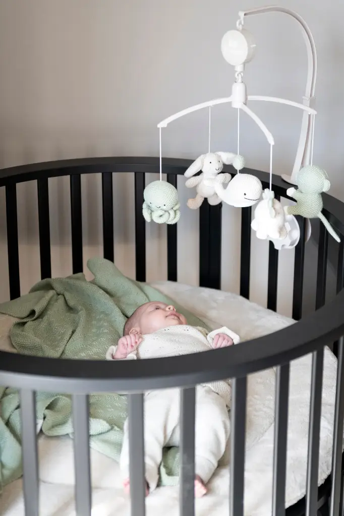 Baby's Only | Muziekmobiel Animals Laurel Green/Warm Linen