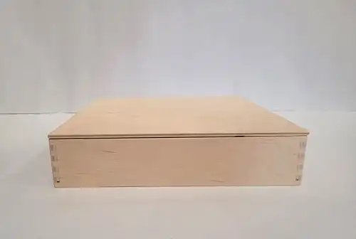 Alexander Toys | Speelbak Hout Met Deksel 25x25x5cm