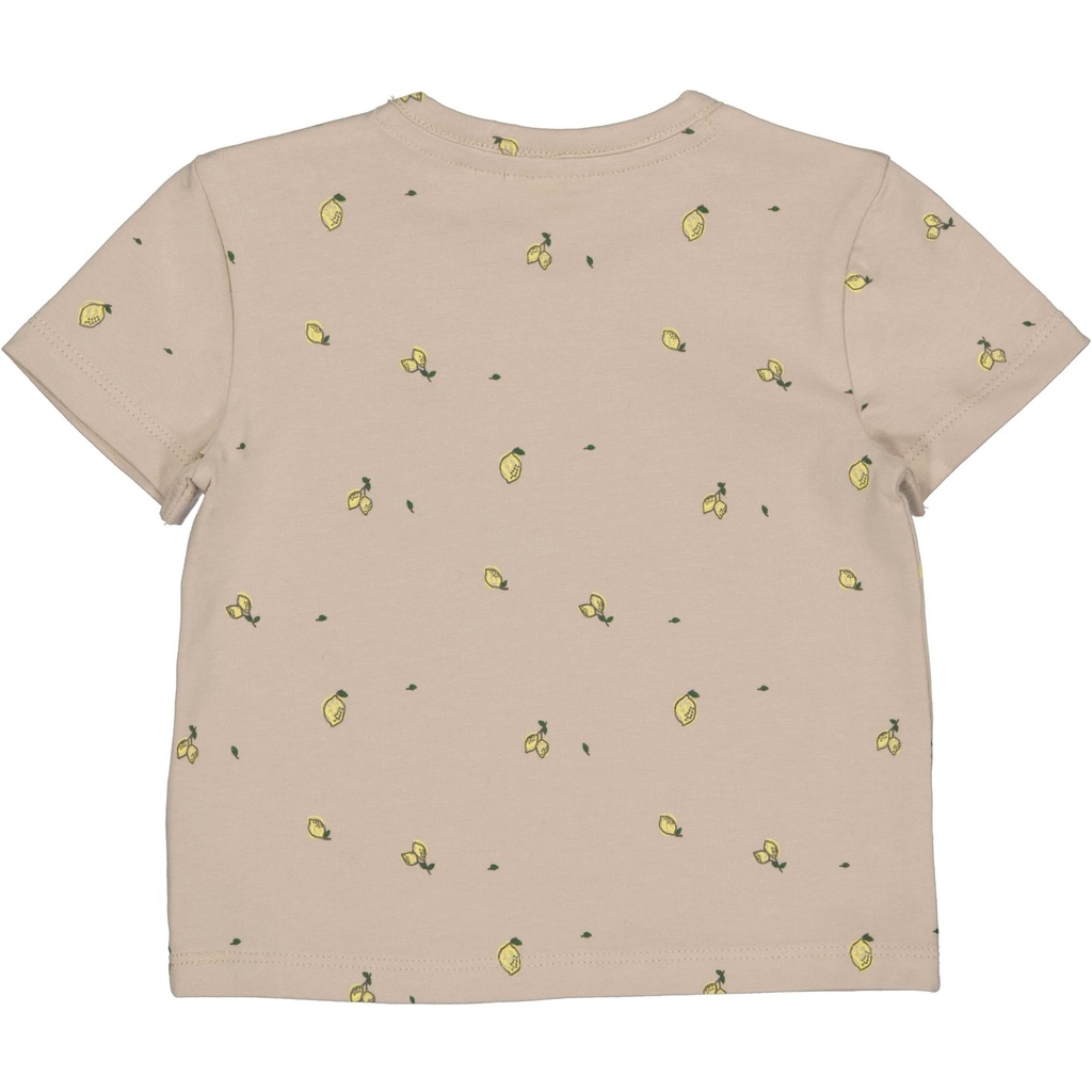 QPI | T-shirt Boys Lars Taupe Sketch