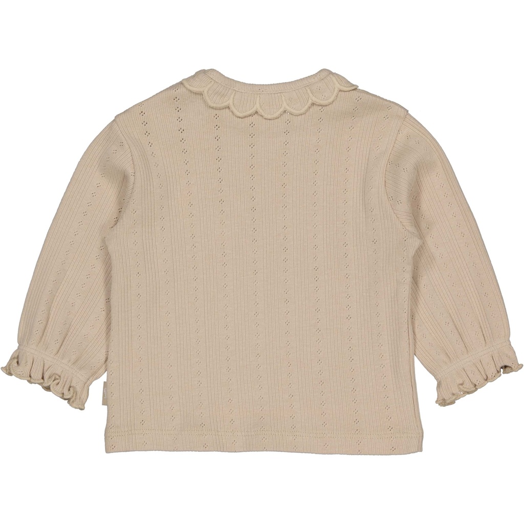 QPI | T-shirt Girls Lilly Longsleeve Taupe