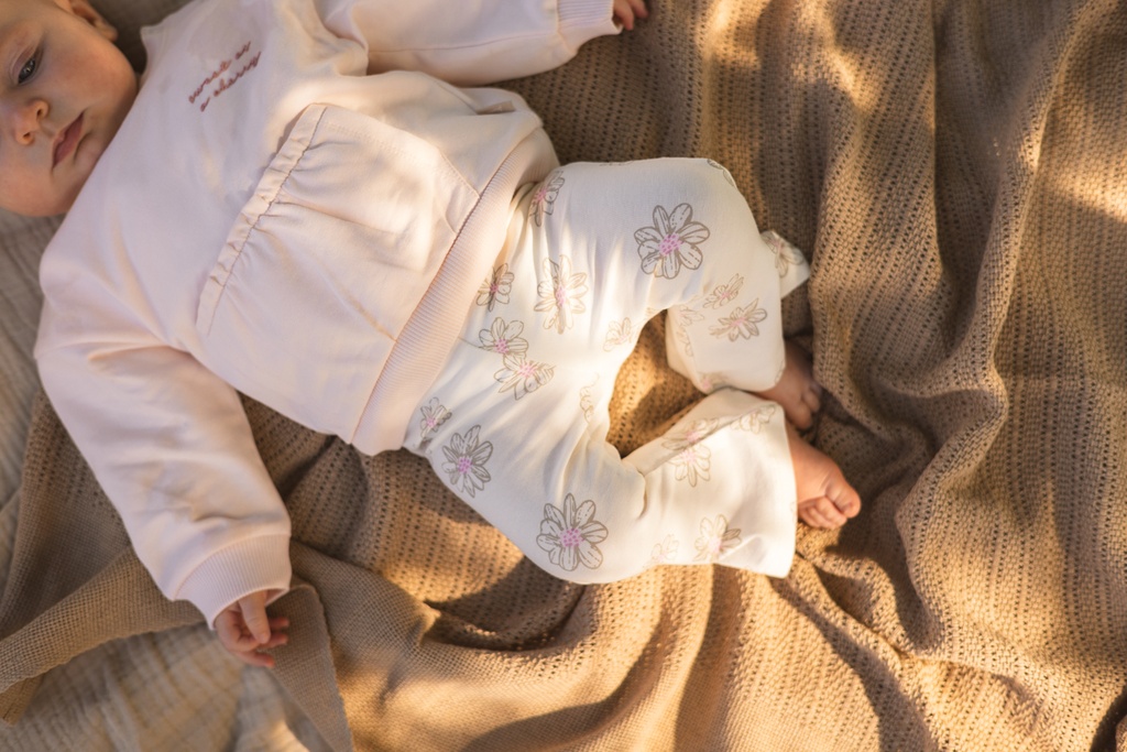 QPI | Broek Girls Lothus White Flower