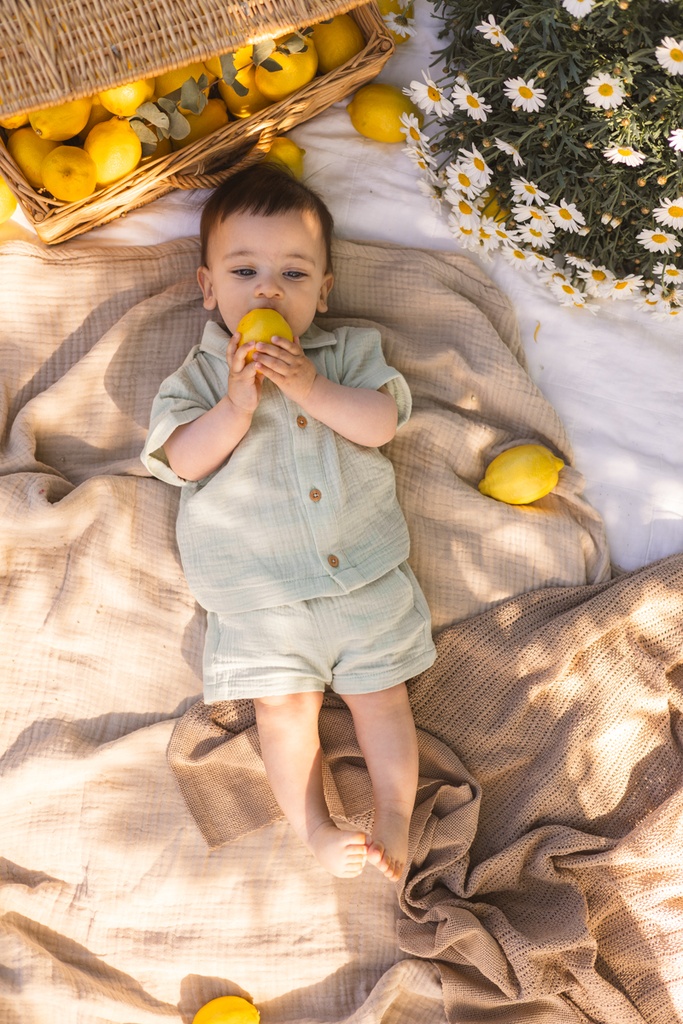 QPI | Short Boys Lucien Light Aqua